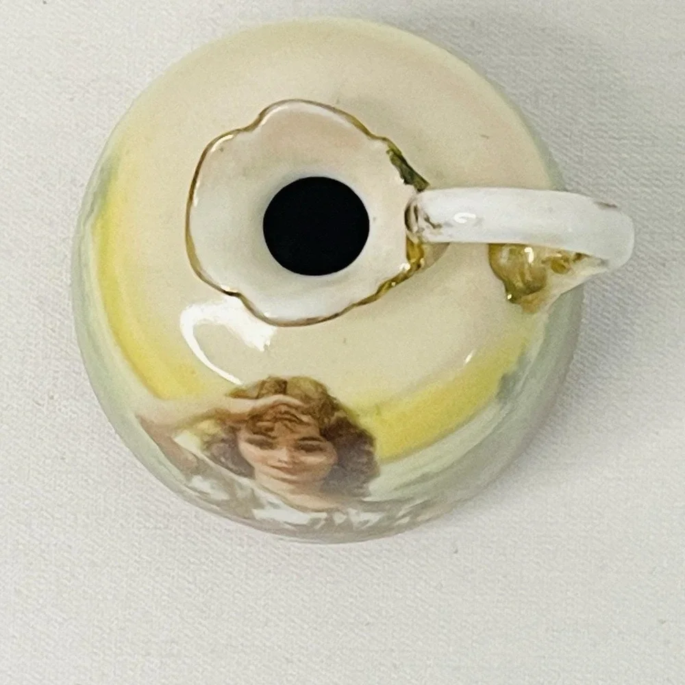 Vtg Royal Bayreuth‎ Portrait Ewer Woman Portraitware Pitcher Vase